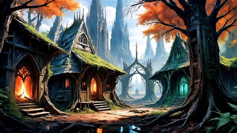 Elven Forest Retreat by AI-Postcards on DeviantArt