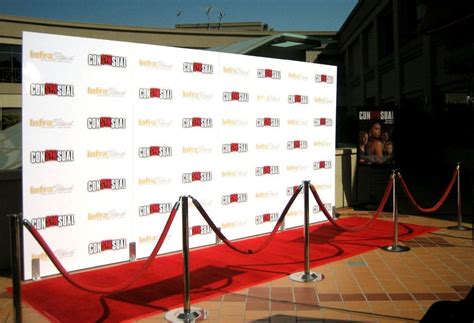 Red Carpet Backdrop Mockup | MockupsCreative.com