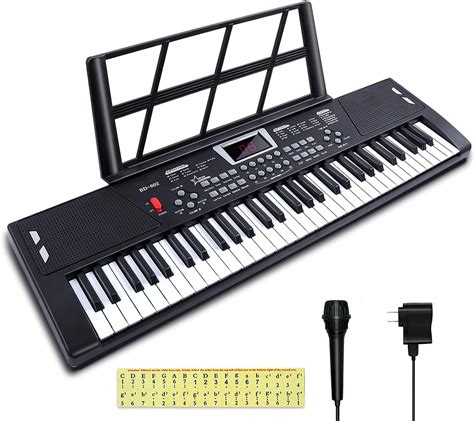 AersGu Piano Keyboard - 61 Key Keyboard Piano, Electric Piano Music Keyboard with Teaching Mode ...