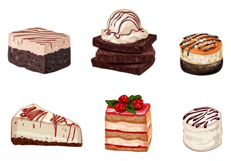 Cake and Dessert Vectors - Download Free Vector Art, Stock Graphics & Images