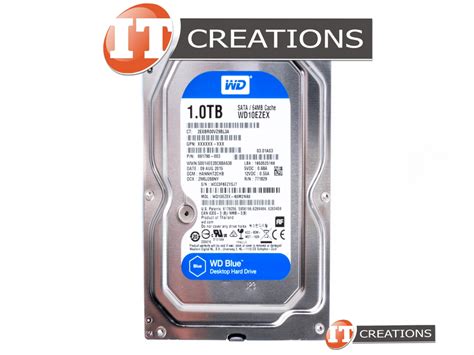 WD10EZEX-60M2NA0-HP - Refurbished - HP / WESTERN DIGITAL 1TB 7.2K RPM SATA III 3.5 INCH LARGE ...