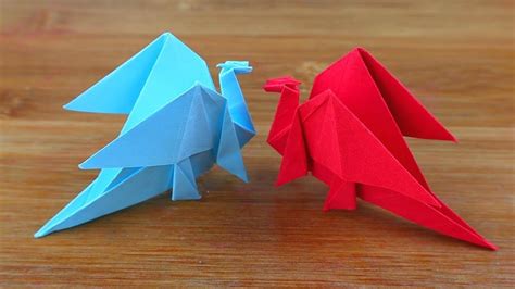 How to make easy origami dragon origami dragon diy 3d paper dragon easy ...