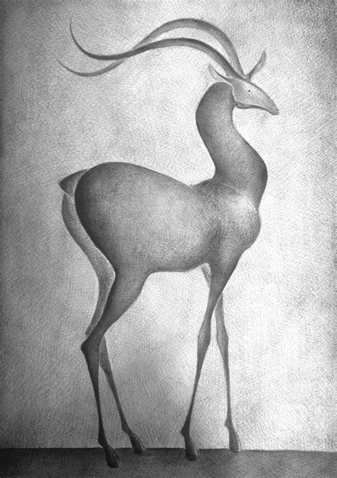 Gazelle II, Drawings series | Contemporary painting by Pierre Yermia for Sale at Artistics