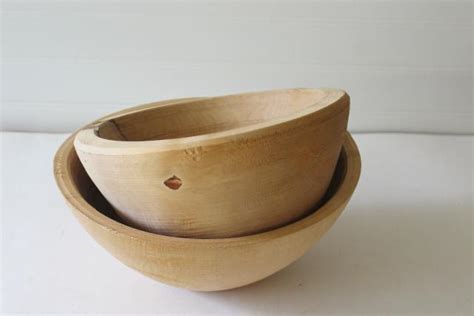 raw rough natural carved wood bowls, unfinished wooden vessels with rustic flaws