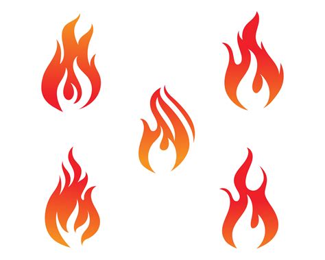 Fire flame vector illustration design 586391 Vector Art at Vecteezy