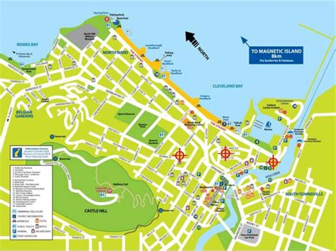 Map of the Strand | Map, Townsville, Map design