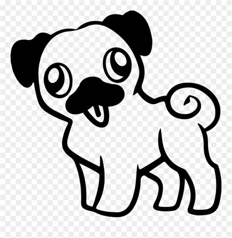 Download Pug Memes - Cartoon Easy Pug Drawing Clipart (#603901) - PinClipart