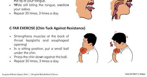 Carer Training Information: Dysphagia Exercises