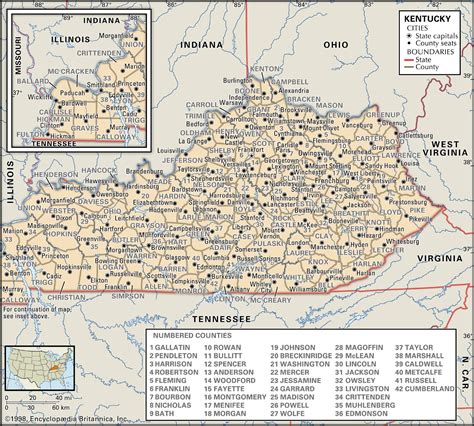 Kentucky County Maps: Interactive History & Complete List