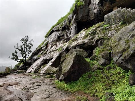 Caves stock image. Image of buddhist, india, rocks, ancient - 124794441