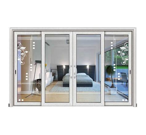 Buy Glass Aluminium frame sliding glass doors system