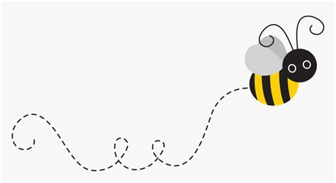 Cute Flying Bee Clipart