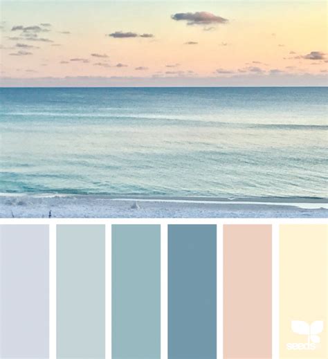 Heavenly Hues | design seeds | Bloglovin’ Beach Color Palettes, House Color Palettes, Colour ...