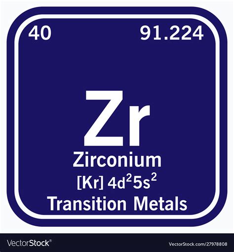 Periodic Table Zirconium - Periodic Table Timeline