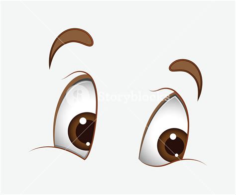 Happy Cartoon Eyes Royalty-Free Stock Image - Storyblocks