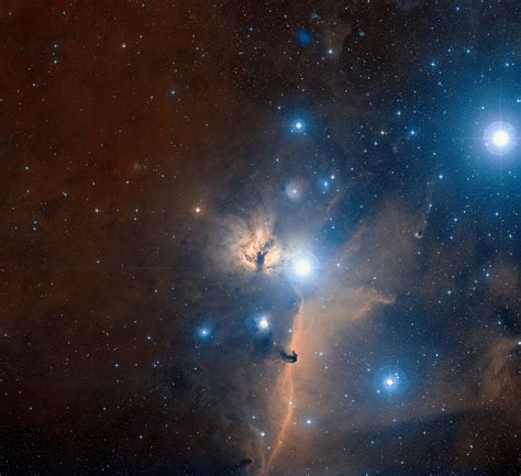 The region of Orions Belt and the Flame Nebula [4000 x 3655] https://ift.tt/2DVFrlp | Orion's ...