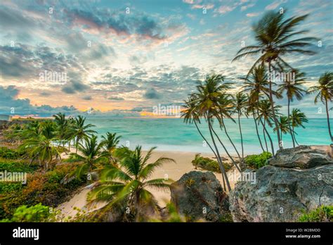 Caribbean, Barbados, Bottom Bay, Bottom Bay Beach Stock Photo - Alamy