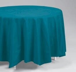 Round Plastic Table Covers - Golden Openings