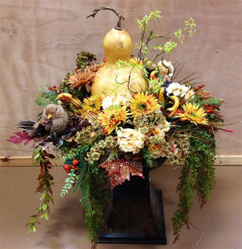 Gourds and pumpkins decorating idea, designed by Arcadia Floral and Home Decor | Christmas ...