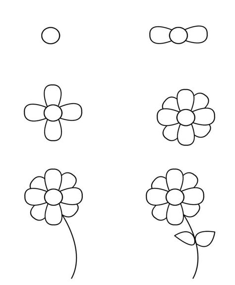 How To Draw A Beautiful Flower Step By Step Easy at Drawing Tutorials