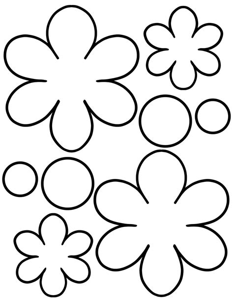 Flower Templates Printable Free