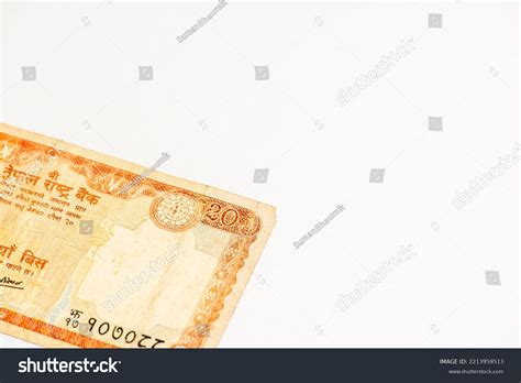 Nepali Currency Isolated On White Background Stock Photo 2213959513 ...