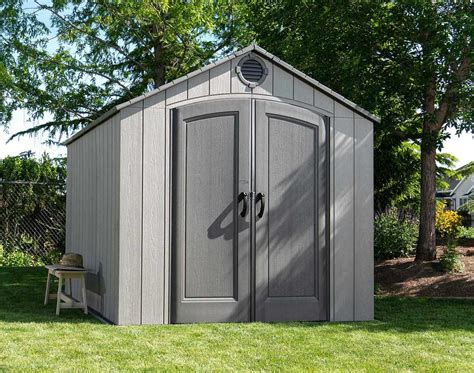 LIFETIME 8' x 10' GARDEN SHED 2.4x3m