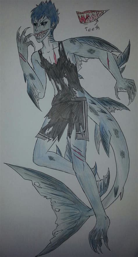 Human shark hybrid by The-Demonic-Cat-Girl on DeviantArt