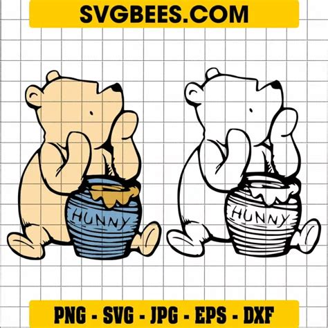 Disneyland classic winnie the pooh SVG - SVGbees