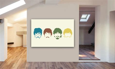 The Beatles Pop Art Canvas Wall Art Framed Print - Various Sizes – FAB CANVAS ART