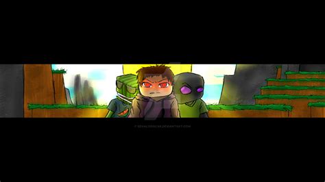 Minecraft Banner for Youtube by EdvaldoSilva on DeviantArt