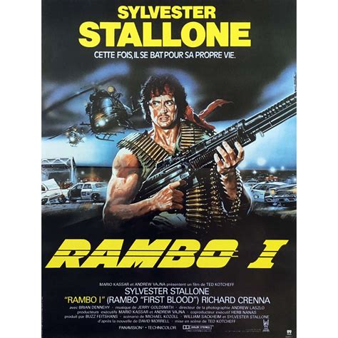 RAMBO - FIRST BLOOD Movie Poster 15x21 in.