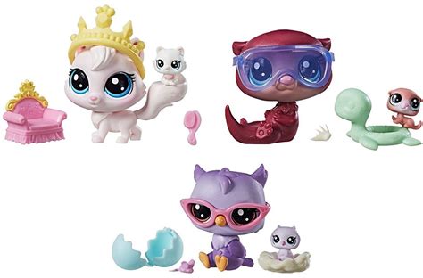 Littlest Pet Shop 2018 Pet Pairs Otterbrooks, Owlers Angoras Figure 2-Pack Bundle 1 Hasbro Toys ...