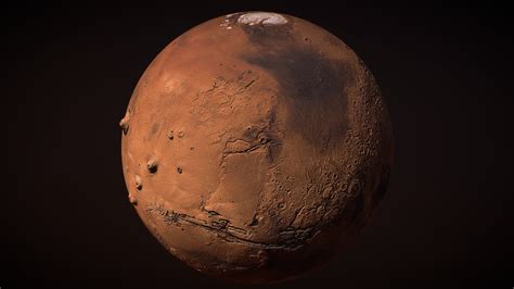 Mars landscape 3d model