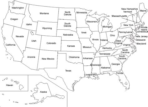 United States Map Printable Free - Zoom Background Images For Community Outreach | Efferisect