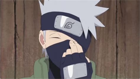 Did Kakashi ever remove his mask during Naruto: Shippuden?