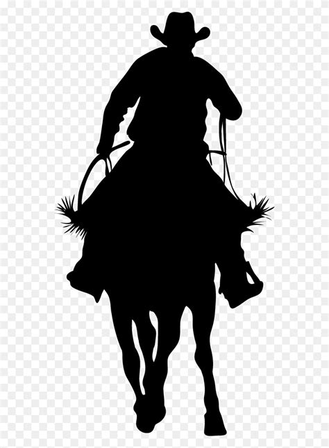 Cowboy Hat Silhouette Clipart - Cowboy Silhouette Clip Art - FlyClipart