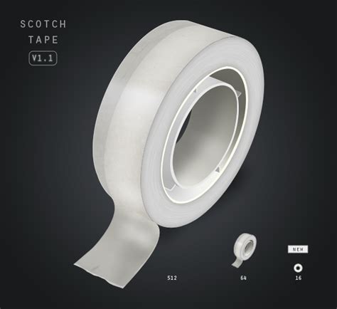 Scotch Tape Icon of different sizes - The Customize Windows