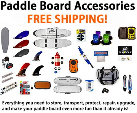 Stand Up Paddle Accessories - SUP Board Bags, SUP Racks, Paddle Covers and Fins from SUP ATX!