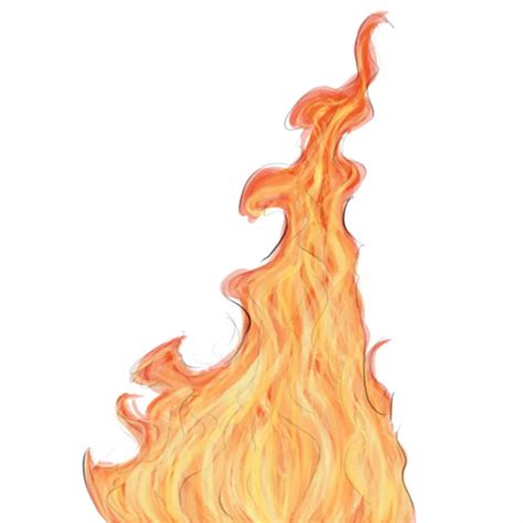 How To Draw Realistic Fire