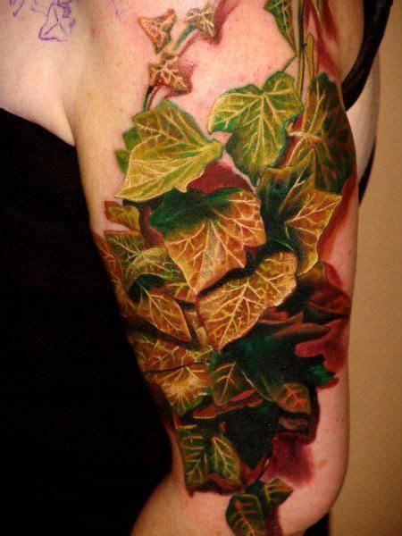 14 Ivy Leaf Tattoo Chest ideas | leaf tattoos, tattoos, ivy leaf