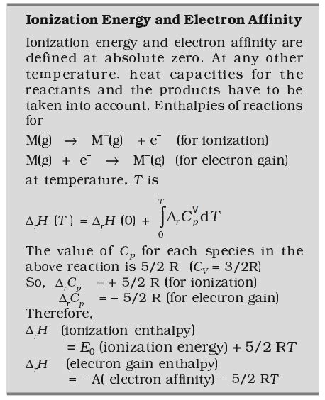 physical chemistry - Ionization Energy and Electron Affinity - Chemistry Stack Exchange