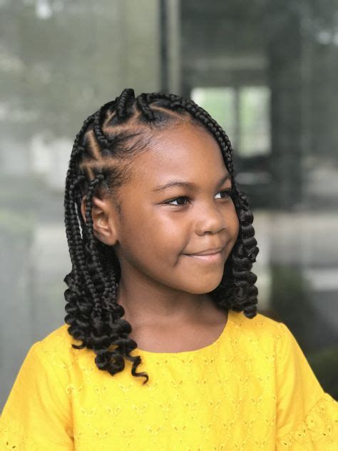 #braids #Braids Africaines #Individual #Kids! Kid’s Individual Braids in 2020 | Little black ...