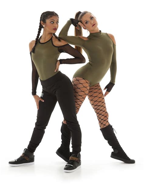 Cold shoulders = Attitude. Shop new hip hop dance costume designs at The Line Up. #danceoutfits ...