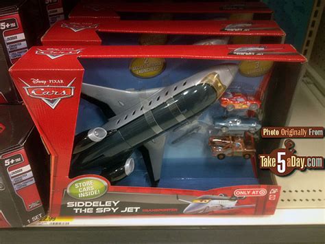 Take Five a Day » Blog Archive » Mattel Disney Pixar CARS 2 Diecast: Siddeley the Spy Jet Gets ...