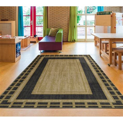 Ottomanson Authentic Dark Green Area Rug | Wayfair