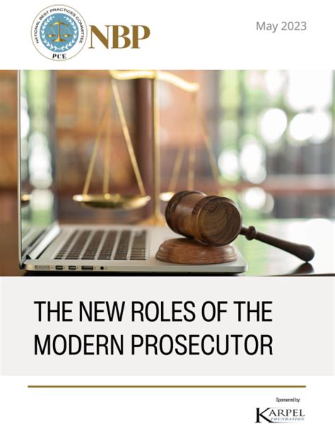 Role of the Prosecutor - Prosecutors' Center for Excellence