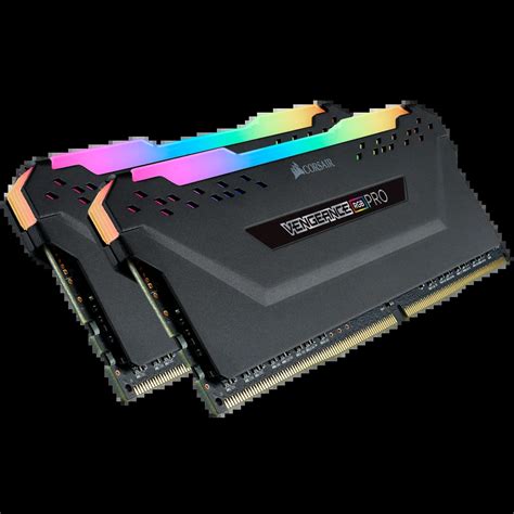 VENGEANCE® RGB PRO 16GB (2 x 8GB) DDR4 DRAM 3600MHz C18 AMD Ryzen Memory Kit — Black