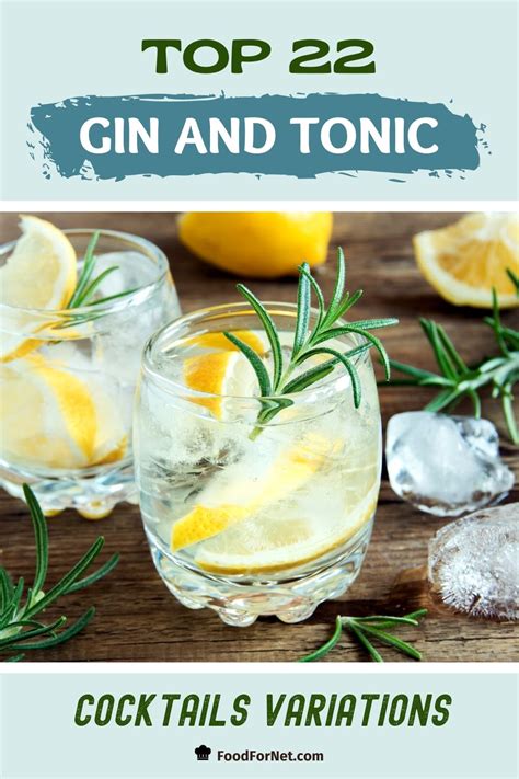 Top 22 Gin And Tonic Variations To Keep Your Cocktails Interesting | Food For Net