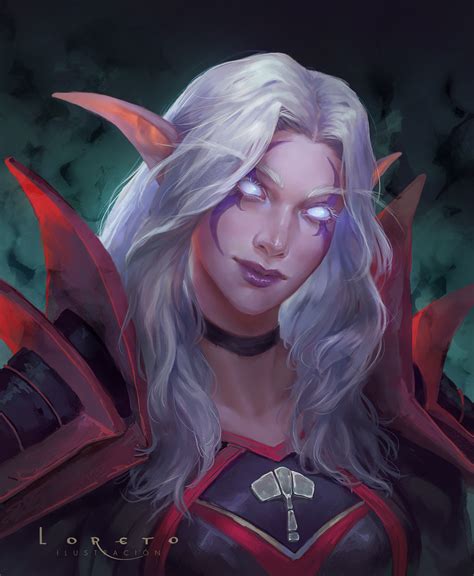 [Art] Night elf rogue commission (by me) : r/wow